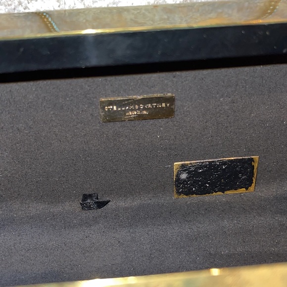 Stella McCartney amber gold bag, clutch hard box - Picture 3 of 5